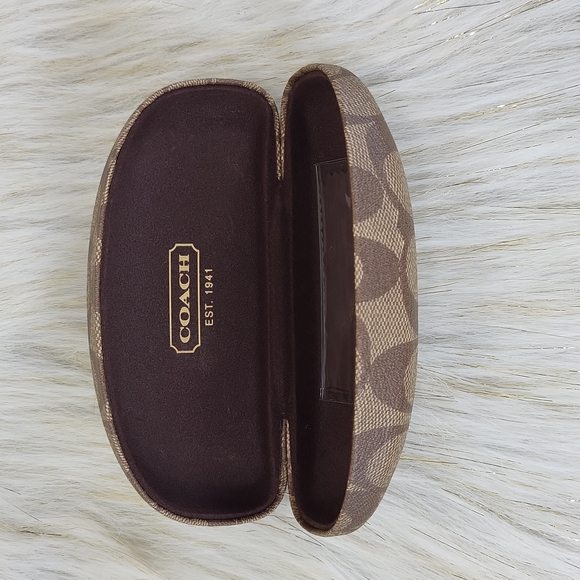 Coach Signature Glasses Case - Picture 2 of 5